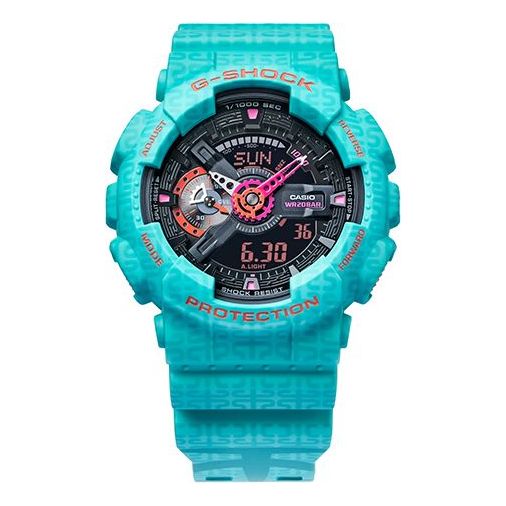 CASIO G-Shock Analog-Digital 'Green Blue' GA-110SGG-3APFS