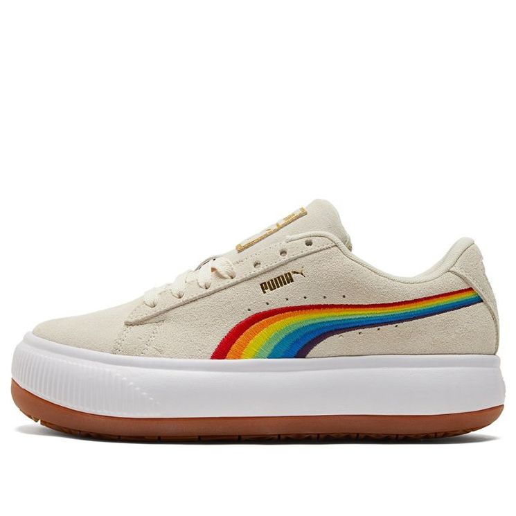 (WMNS) PUMA Suede Mayu 'Rainbow - Whisper White' 387239-03