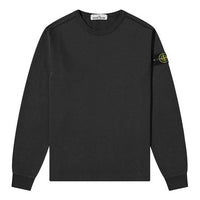 STONE ISLAND Garment Dyed Lightweight Crew Sweatshirt 'Black' 731564450-V0029