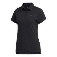 (WMNS) adidas Tennis Sports Black Polo Shirt FK1385