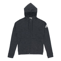 adidas Knit Windproof Breathable Hooded Jacket Iron gray DU1135