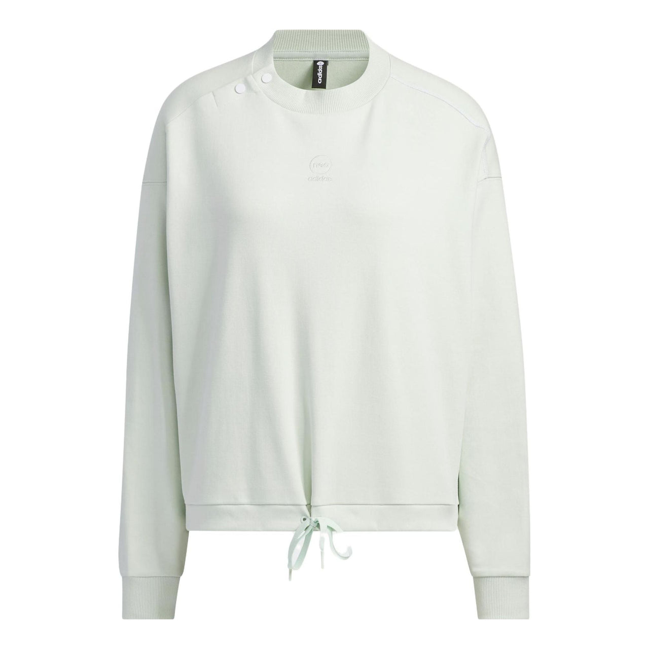 (WMNS) adidas neo Crewneck Sweatshirt 'White' IK3427
