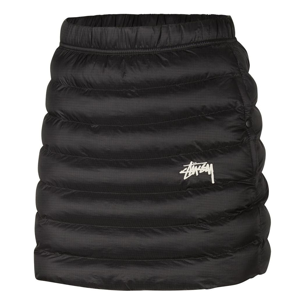 (WMNS) Nike x Stussy Logo Skirt 'Black White' DC1089-010