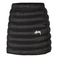 (WMNS) Nike x Stussy Logo Skirt 'Black White' DC1089-010