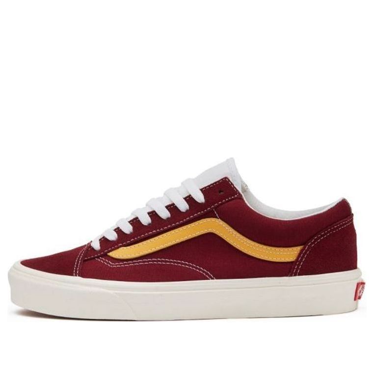 Vans Unisex Style 36 Sneakers Red Wine Red VN0A54F6677