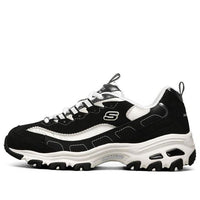 (WMNS) Skechers D Lites 1.0 Low Chunky Shoes Black 149463-BKW
