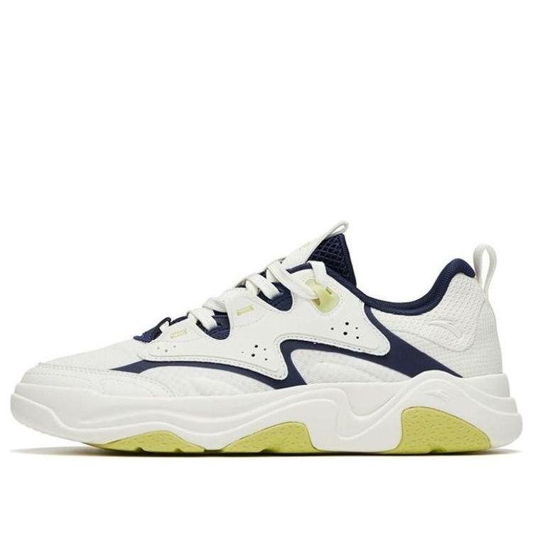 ANTA Life Series Sneakers 'White Yellow' 112328052-3