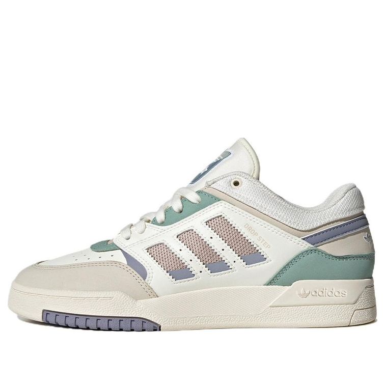 (WMNS) adidas originals Drop Step Low 'White Green Purple' IE1834