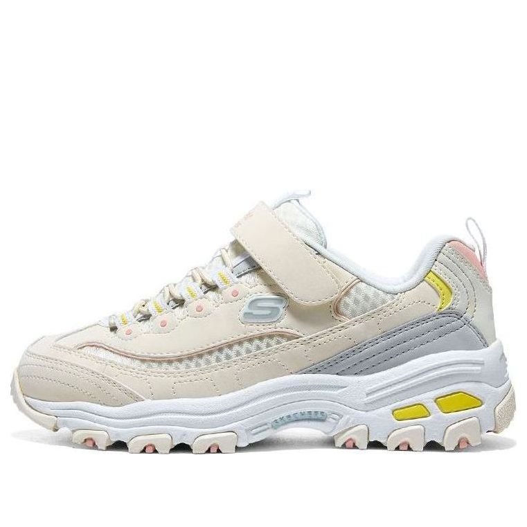 (GS) Skechers Dlites Shoes 'Beige Grey' 319001L-NTMT