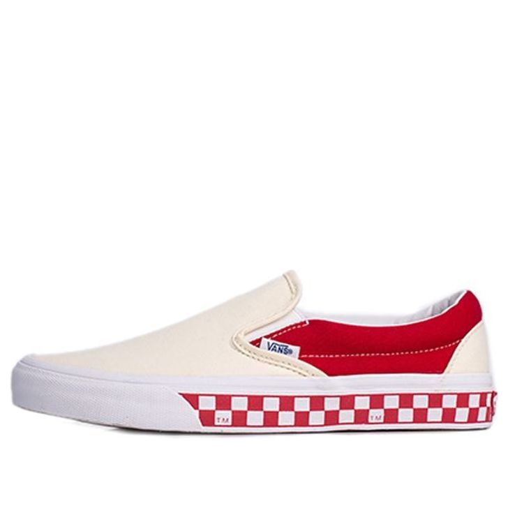 Vans Classic Slip-On 'Checker - Racing Red' VN0A38F7OWM