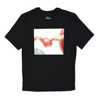 Nike FTWR Pack Shoe Pattern Printing Short Sleeve Black AR5053-010