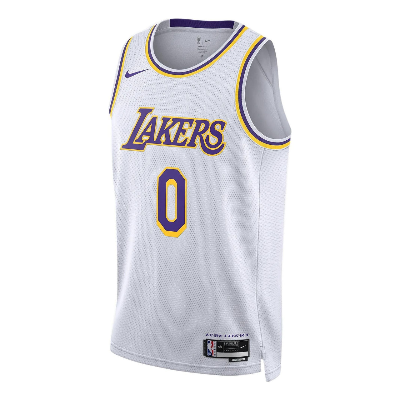 Nike x NBA LA Lakers 22-23 Jerseys 'Russell Westbrook 0' DN2081-102