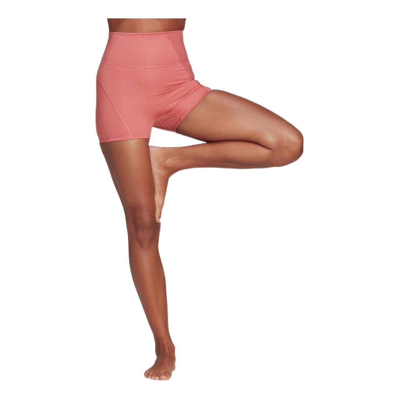 (WMNS) adidas Yoga Studio Luxe Fire Super-High-Waisted Short Leggings 'Pink' HS8812
