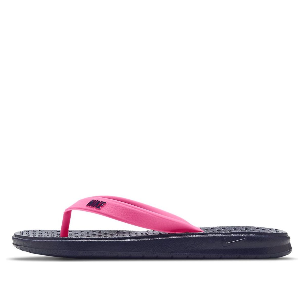 (GS) Nike Solay Casual Flip-Flops Kid 'Black Purple' 882827-402