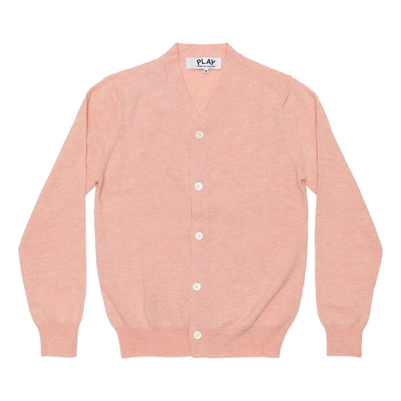 COMME des GARCONS PLAY Cardigan Pastel Series Sleeve Heart 'Pink' AZ-N092-051-5