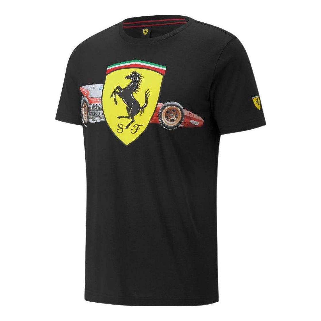 PUMA Scuderia Ferrari Shield Tee 'Black' 535851-01