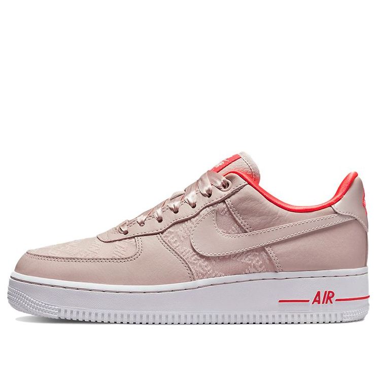 (WMNS) Nike Air Force 1 '07 'Fossil Stone Laser Crimson' DQ7782-200