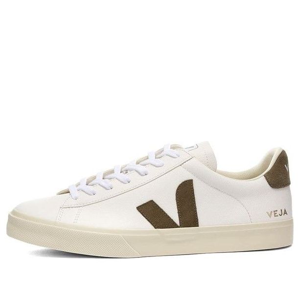 VEJA Campo Chromefree Lace-Up Sneakers 'White Khaki' CP052347