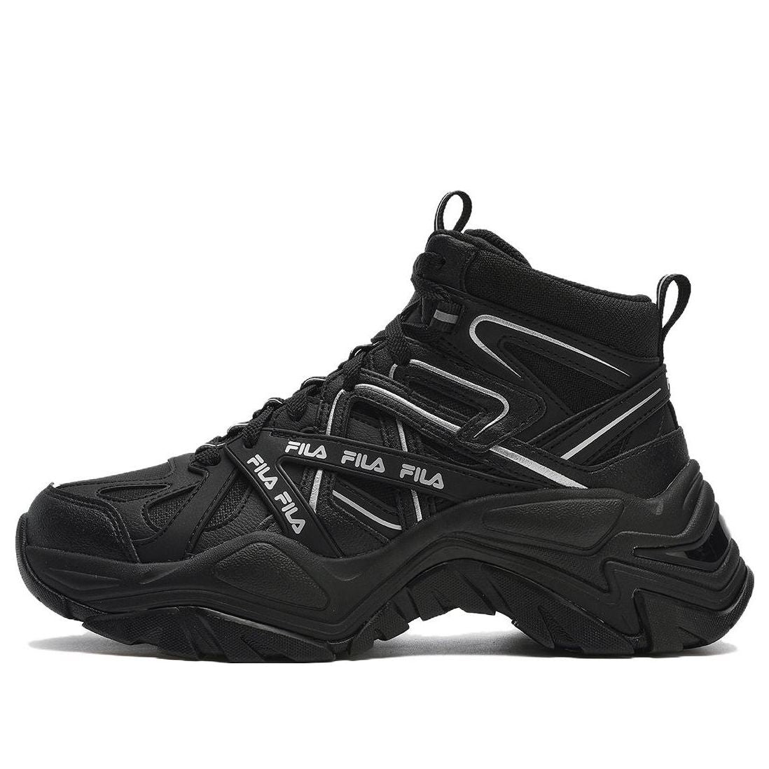 (WMNS) FILA Sofia 1S Mid Shoes 'Black Velvet' F12W341112FBK