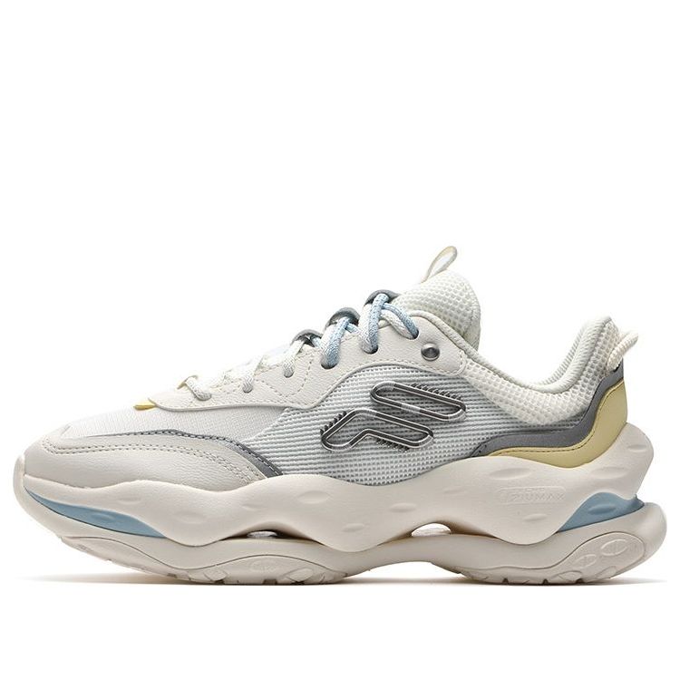 (WMNS) FILA FUSION CHEESE Sneakers 'Beige White' T12W331101F-WA