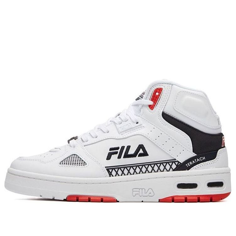 (WMNS) FILA Teratach High-Top White/Red/Black F12W111211FWN