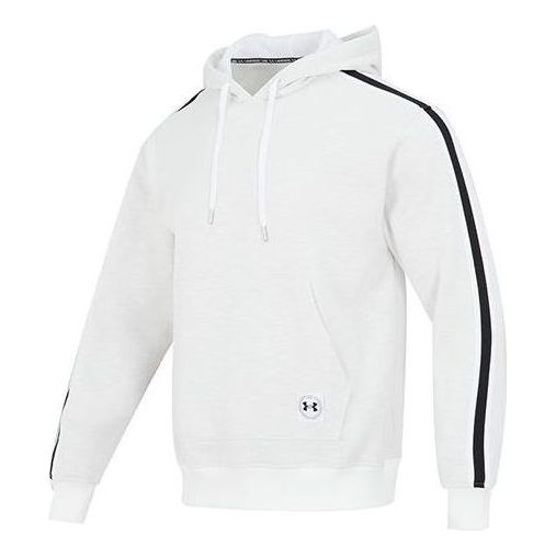 Under Armour Essential Heritage Fleece Hoodie 'White' 1373813-112
