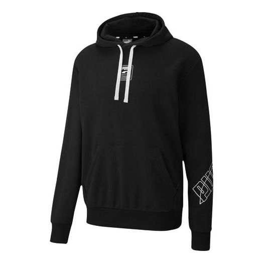 PUMA Rebel Athleisure Casual Sports Printing Logo Black 585282-01