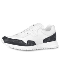 LOUIS VUITTON Run Away Sneakers 'White with Black Monogram' 1A7UMS
