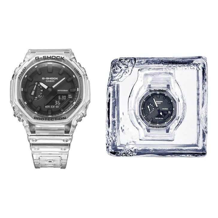 CASIO G-Shock Analog-Digital 'White' GA-2100SKE-7A