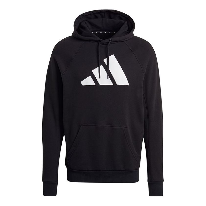 adidas M Fi Hood Casual Sports hooded Pullover Black GM6458