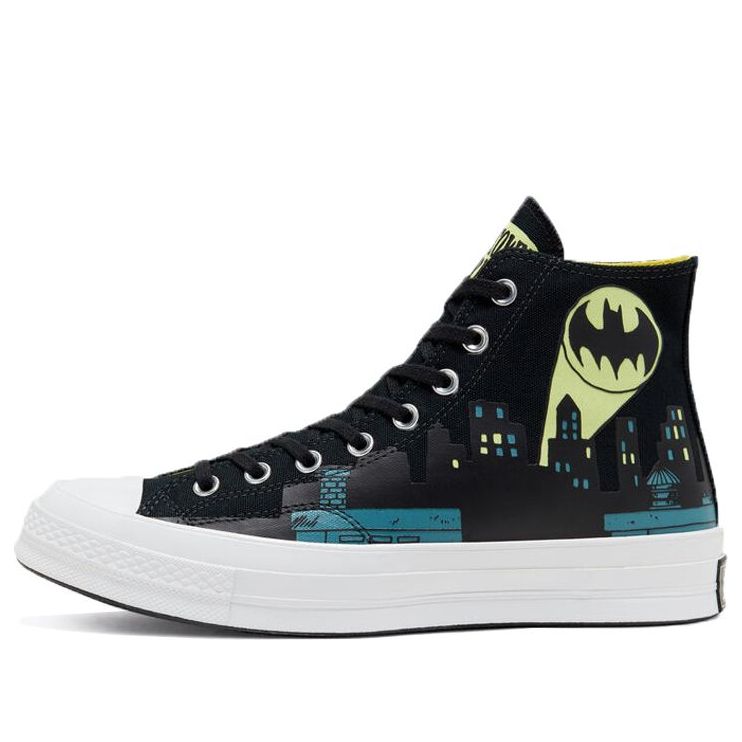 Converse DC Comics x Chinatown Market x Chuck 70 High 'Gotham City - Glow In The Dark' 167511C