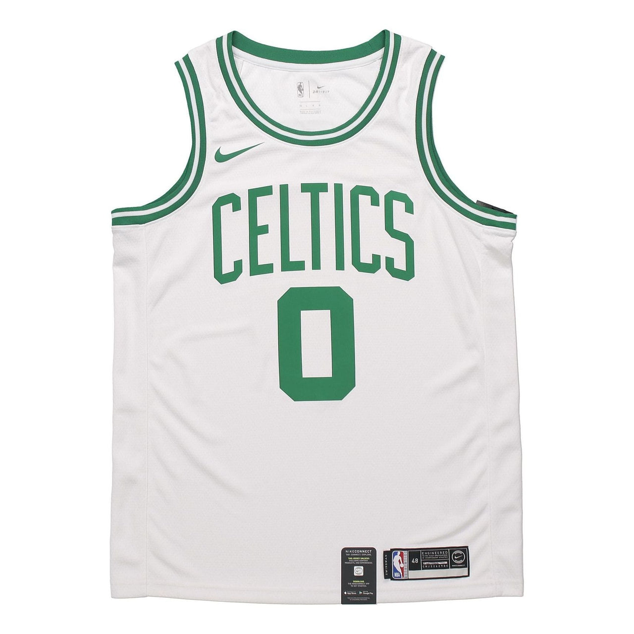 Nike MENS NBA Boston Celtics Tatum Tank Top 0 White/Green 864403-101