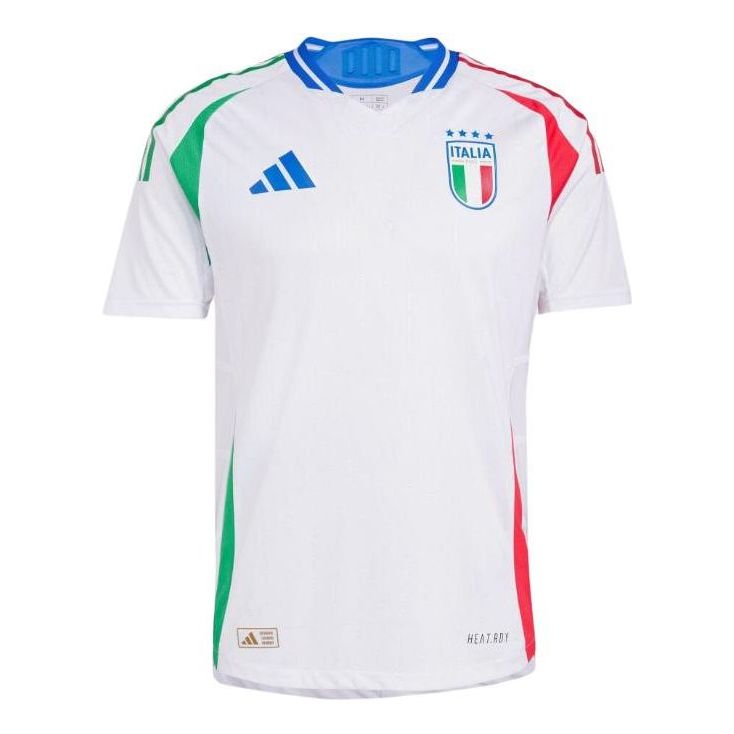 adidas Italy 24 Authentic Away Jersey Asia Sizing 'White' IN0659