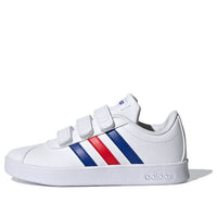 (GS) adidas VL Court 2.0 J 'White Royal Blue Vivid Red' FY9273