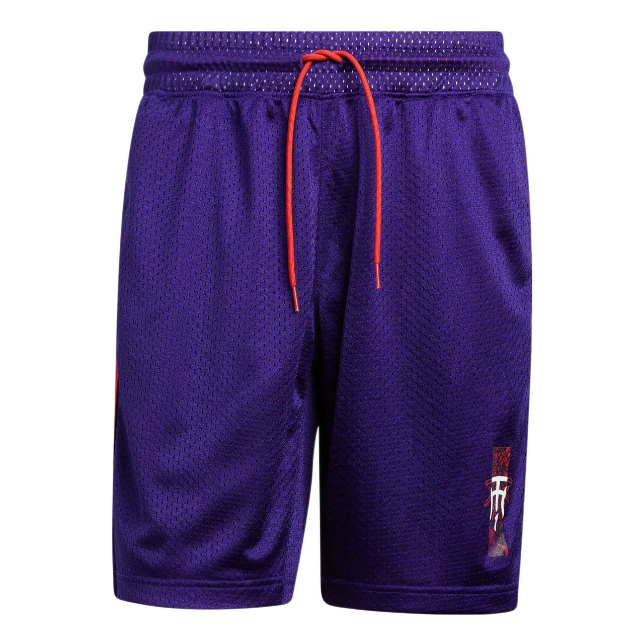 Men's adidas Stripe Printing Lacing Sports Shorts Blue HS8518