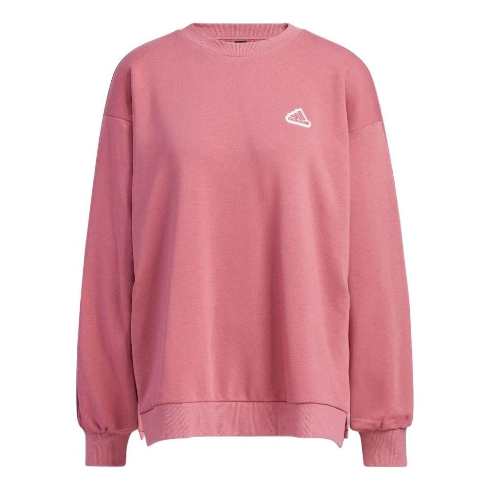 (WMNS) adidas Word Sweater Crew 'Pink' IA5226