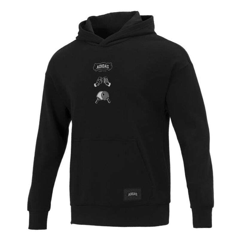 Men's adidas Pingpong/Table Tennis Cartoon Printing Black HE7466