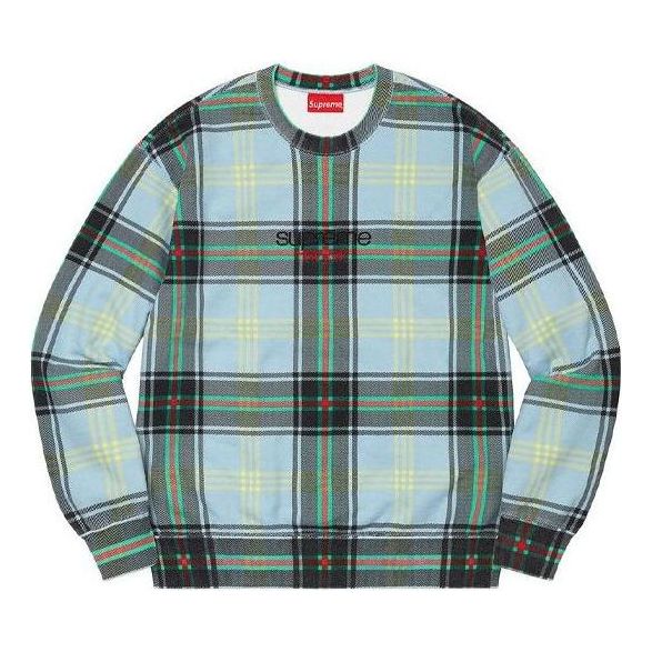 Supreme Plaid Crewneck 'Multi-Color' SUP-SS21-669