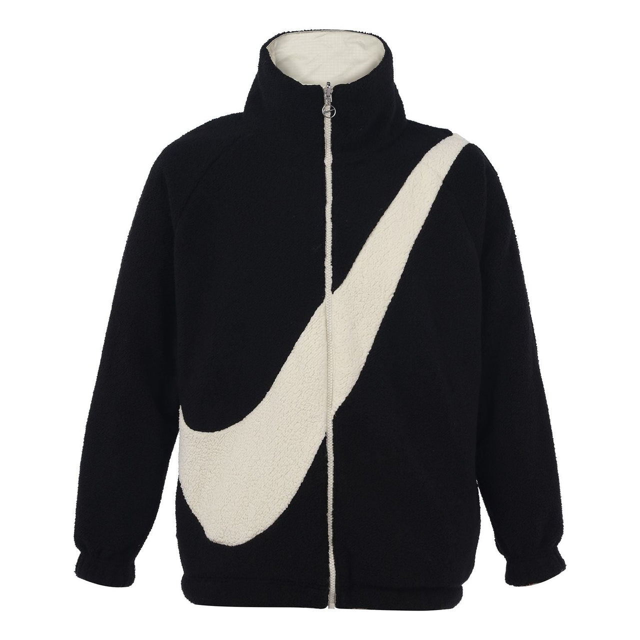 (WMNS) Nike Large Logo Casual Reversible Jacket Black DC5138-010