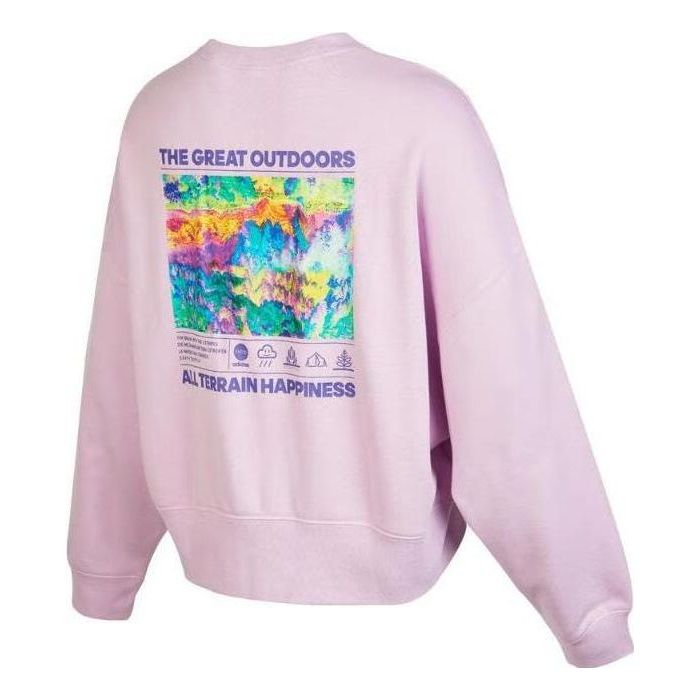 (WMNS) adidas Neo Util Sweatshirts 'Pink' HN2315