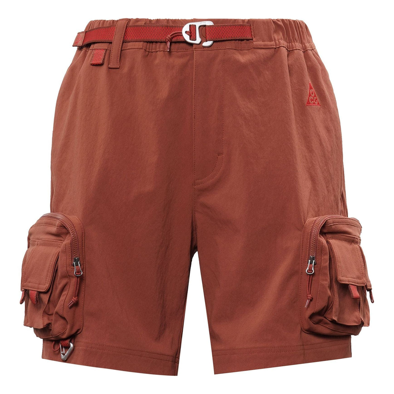 Nike ACG Embroidered Logo Lacing waterproof Multiple Pockets Shorts Red DH8348-670