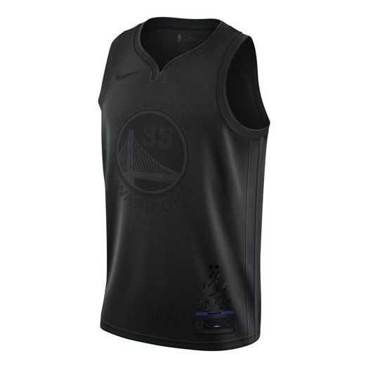 Nike MENS NBA Golden State Warriors Durant MVP Connected Jersey Black BQ5411-010