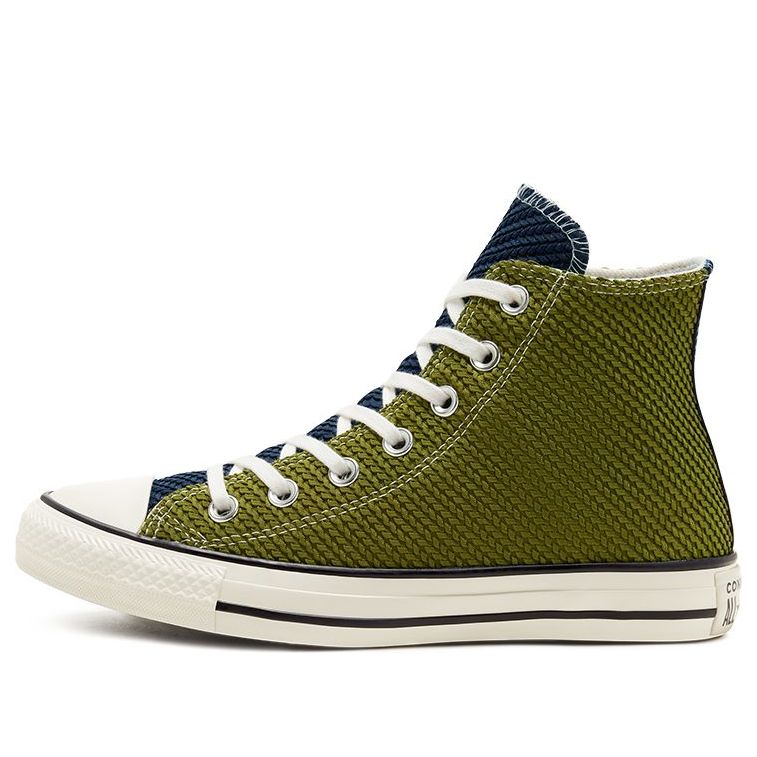 (WMNS) Converse Chuck Taylor All Star Runway Cable Yellow Green Hi Sneakers 'Green Yellow' 568665C
