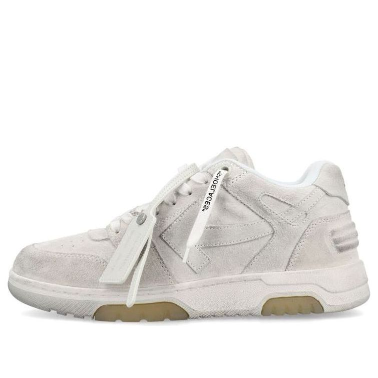 Off-White Out Of Office Vintage Leather 'Grey White' OMIA189F22LEA0120101