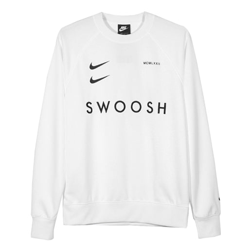 Nike Sportswear Swoosh Sweatshirt For Men White CJ4841-100