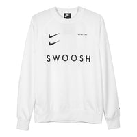 Nike Sportswear Swoosh Sweatshirt For Men White CJ4841-100