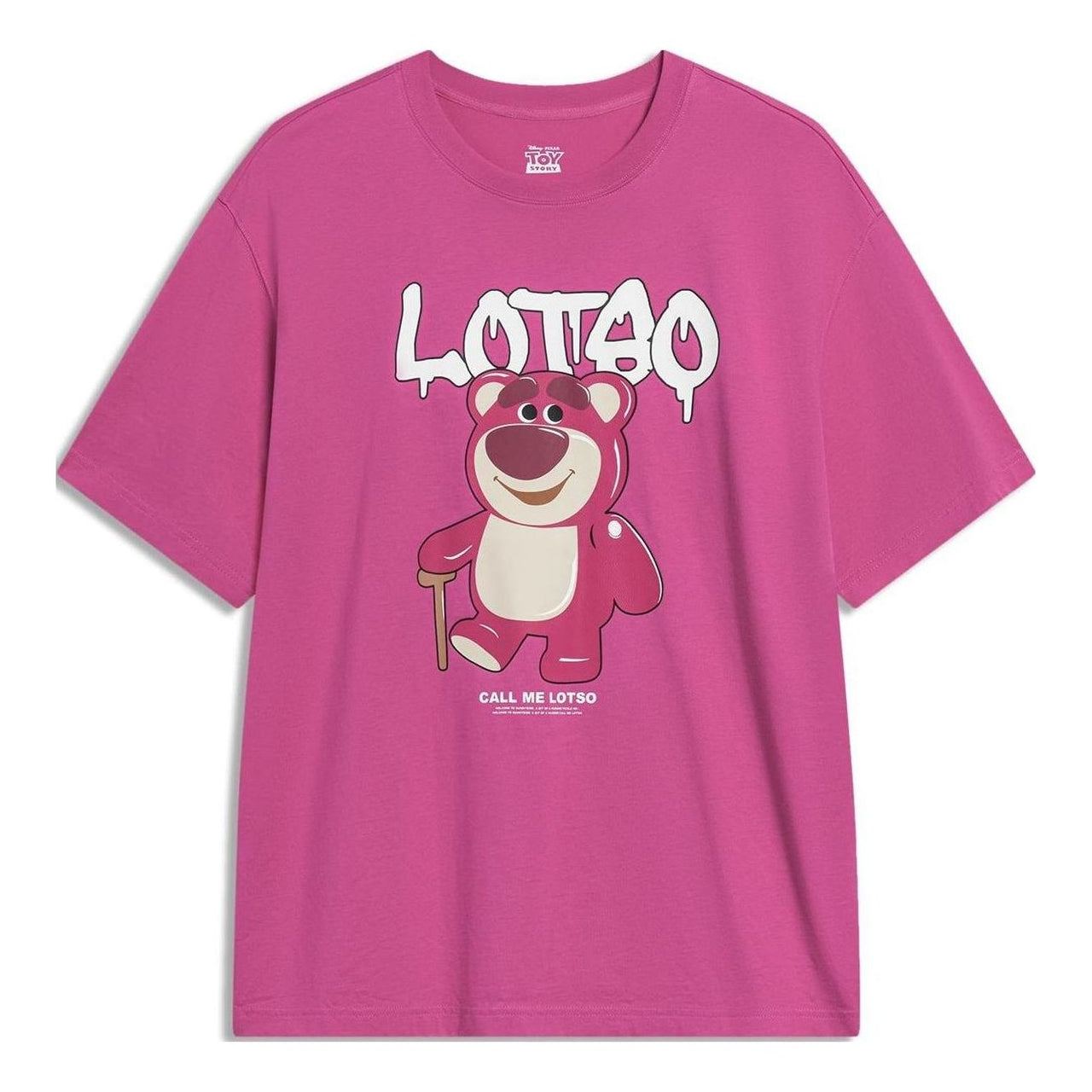 Li-Ning x Disney Toy Story Lotso Graphic T-shirt 'Pink' AHST755-5