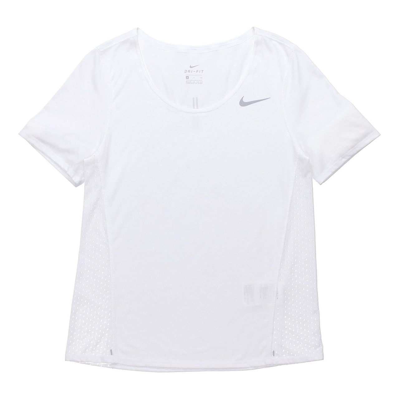 (WMNS) Nike City Sleek Dri-FIT Quick Dry Running Short Sleeve 'White' CU3235-100