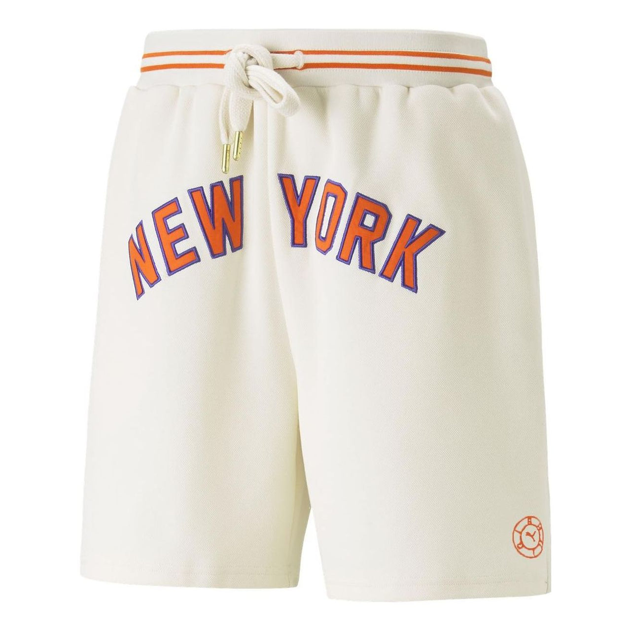 PUMA x Rhuigi New York Basketball Shorts 'Beige Red' 539496-65