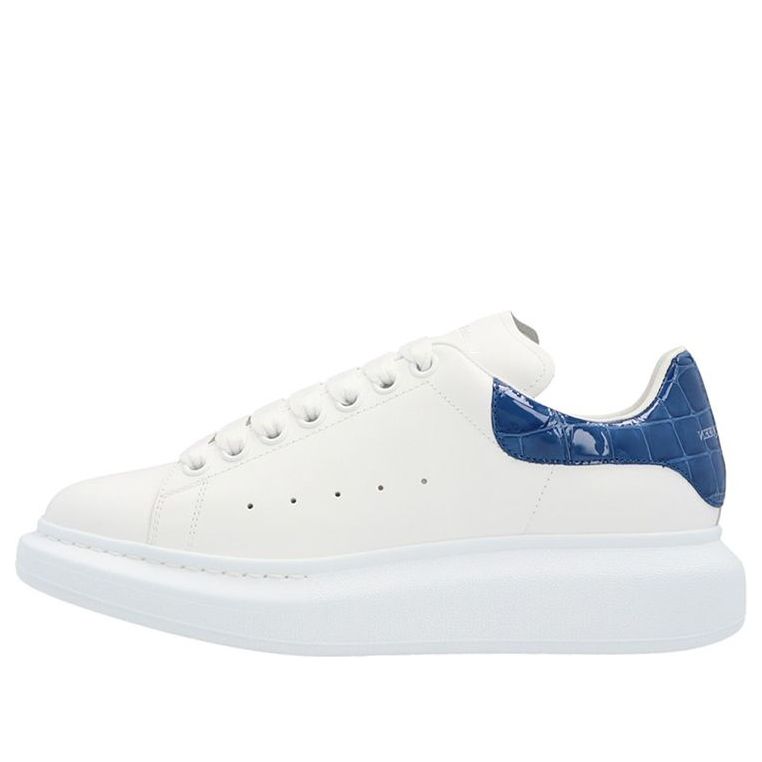 (WMNS) Alexander McQueen Oversized Sneaker 'Indigo Croc' 553770WHXMY9553